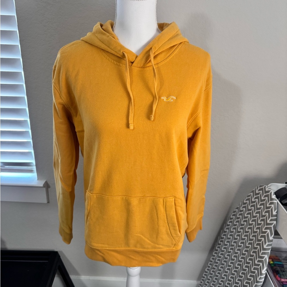Hollister Mustard Hoodie Sweater
